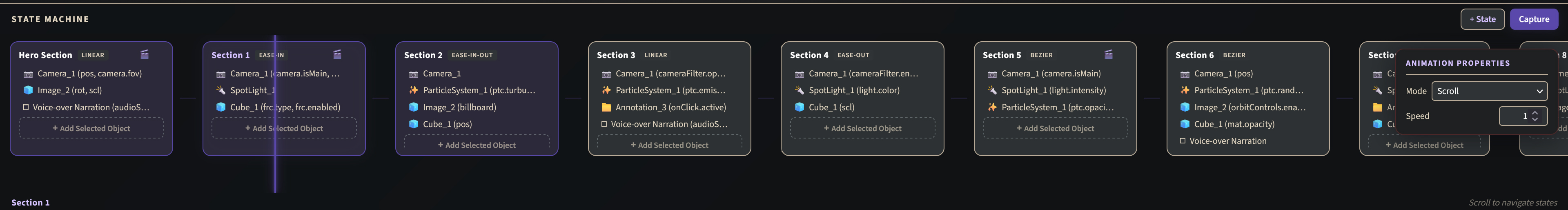Web3D Director Interface